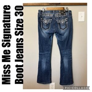Miss Me Signature Blue Bootcut Jeans